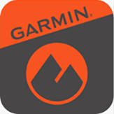 Garmin Red Icon for Explorer app in orange and grey
