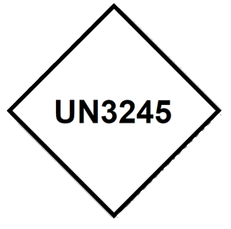 UN3245 label
