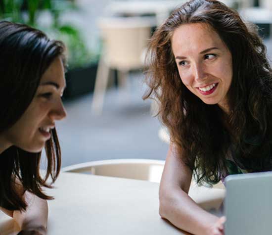 one women interview another women