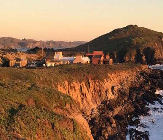 sunset on santa cruz island