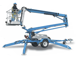 Trailer-Mounted Articulating Boom